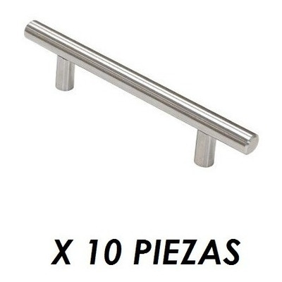 Jaladeras En Barra Moderna 31.6cm Acero Inox Paquete 30