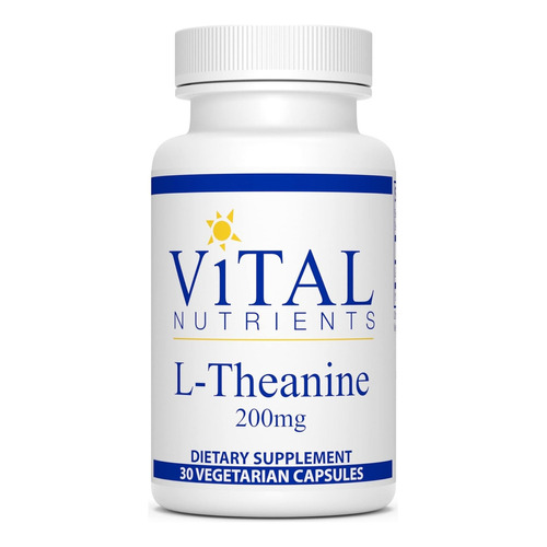 Vital Nutrients L-theanine 200 Mg 30 Cápsulas Sabor Sin Sabor