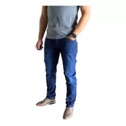 Pantalón Jeans Elasticado Hombre Skinny Semipitillo