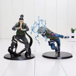 Kit 2 Action Figure Shikamaru Nara + Kakashi Hatake Xtra