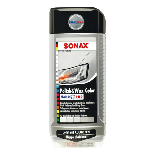 Sonax Polish & Wax Abrillantador Y Cera Color Gris Plata 500