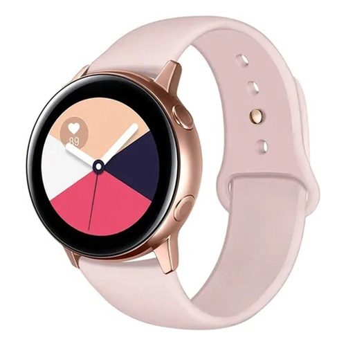 Malla Reloj Silicona Con Hebilla Smart Watch 22mm Gtr Imilab Ancho 22 " Color Rosa pálido