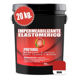 Membrana Liquida Económica Pretoria X 20kgs. Color Rojo