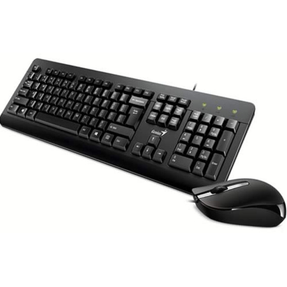 Combo Teclado Y Mouse Genius Usb Español Letra Ñ Alambrico 