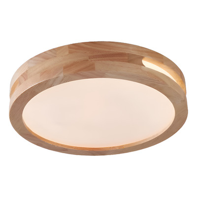 Plafon Led Groot 18w Madera Deco Moderno 30cm Vig