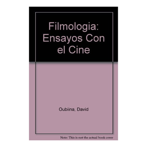 Filmología - David Oubiña