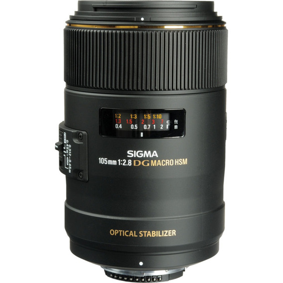 Lente Sigma 105mm F2.8 Macro Canon Bis 4 Años Gtía. Oficial