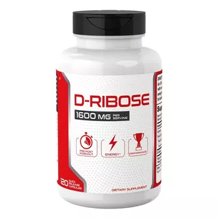 D-ribosa D-ribose 1600 Mg Pre-post Workout 120 Capsulas