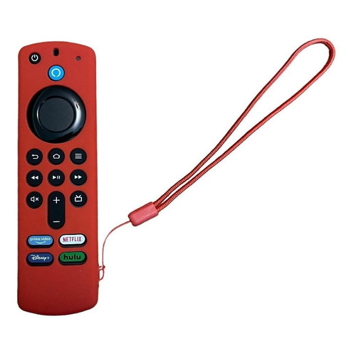 Funda Compatible Con Amazon Fire Tv Stick 3rd Gen Rojo