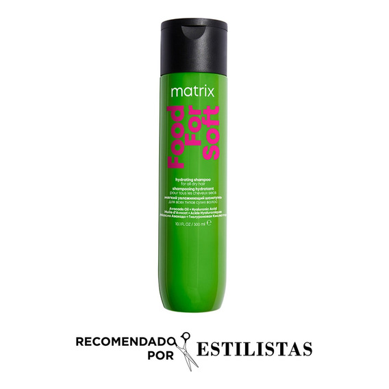  Shampoo Matrix Food For Soft Para Cabello Seco 300ml