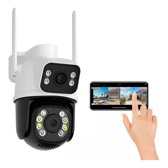 Camara Exterior Ip Wifi Ptz Domo Seguridad Nocturna 1080p