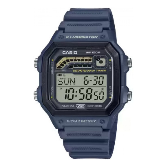 Reloj Para Hombre Casio Ws-1600h-2av Ws-1600h-2av Azul