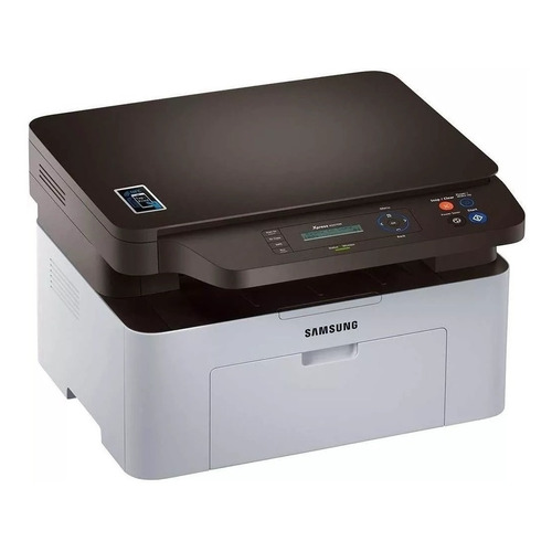 Impresora multifunción Samsung Xpress SL-M2070W con wifi blanca y negra 220V