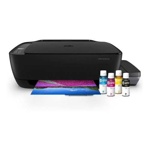 Impresora a color multifunción HP Ink Tank 418 con wifi negra 100V/240V