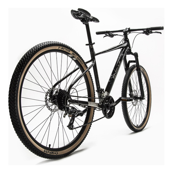 Mountain Bike Prk Bicicleta R29 27v Shimano Disco Hidráulico Color Negro Tamaño Del Cuadro M (17.5)