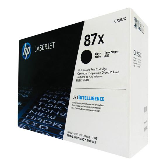 Cartucho De Toner Hp 87x (cf287x) Negro, 100% Original