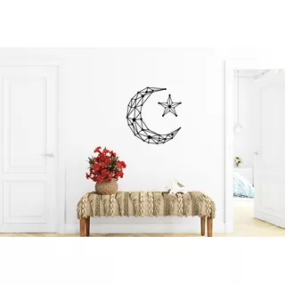 Cuadro Luna Estelar  Madera Mdf Pared 60cm X 60cm Art7543