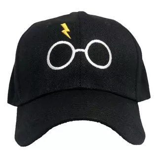 Gorra Harry Potter Bordado Gafas - Rayo Adelante Y Atras