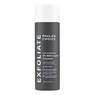 Paulas Choice 2% Bha Acid Salicylic Acid Skin Perfector, Líquido Esfoliante Para Cravos E Poros Abertos, 4 Onças - Gaoy