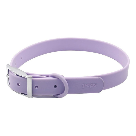 Collar Perro Talla S Caucho Peps Gargantilla Impermeable Color Morado Tamaño