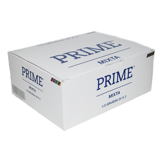 Preservativos Prime Surtidos Mixta 24 Cajitas X 3 (72 U)