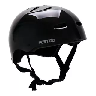 Casco De Ciclismo Vertigo  Vx Negro Brillo S