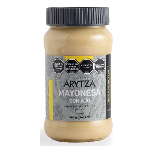 Mayonesa Arytza Con Ajo X 340 Gramos