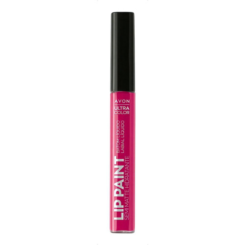 Avon Lip Paint Labial Líquido Semi Matte Hidratante Color Rose Touch
