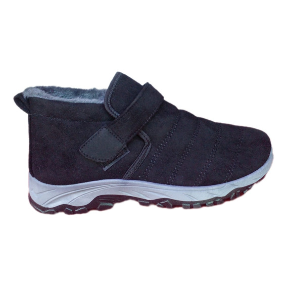 Zapato Chiporro Hombre Abrigador Invierno Negro Cafe Velcro