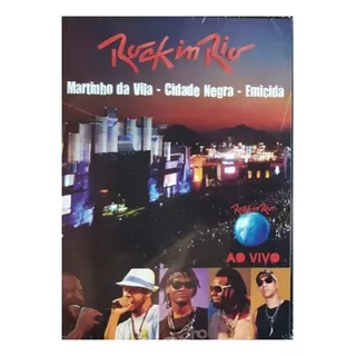 Dvd Rock In Rio - Martinho Da Vila-cidade Negra-emicida