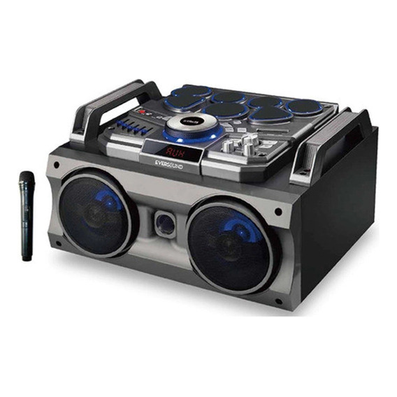 Parlante Eversound Ev003 Bluetooth 7 Pads Batería Efectos Dj