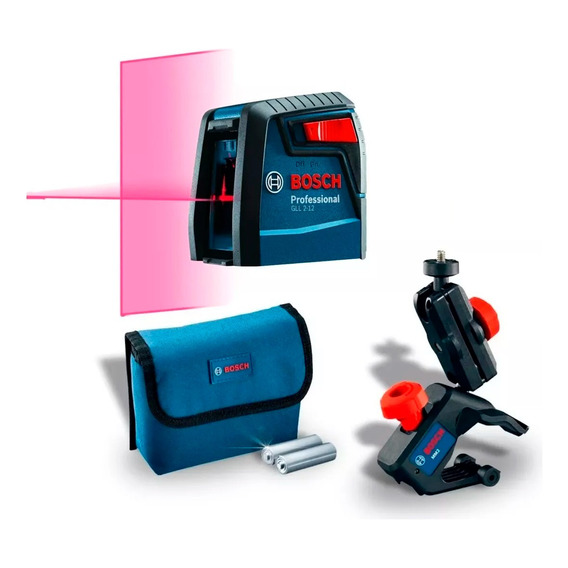 Nivel Laser Bosch Gll 2-12 Autonivelante Lineas Cruzada Rojo