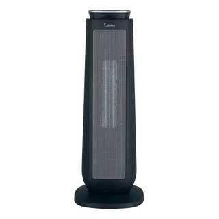Calefactor Torre Con Forzador +control Midea Color Negro