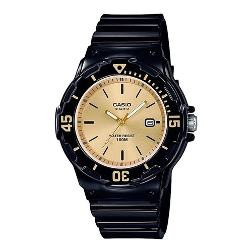 Reloj Casio Lrw-200h-9evdf Mujer Color de la correa Negro Color del bisel Negro