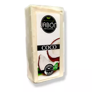 10 Jabón Artesanal De Coco Natural Vegano 100gr.