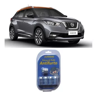 Kit Trava Porca Parafuso Antifurto Segredo Roda Nissan Kicks