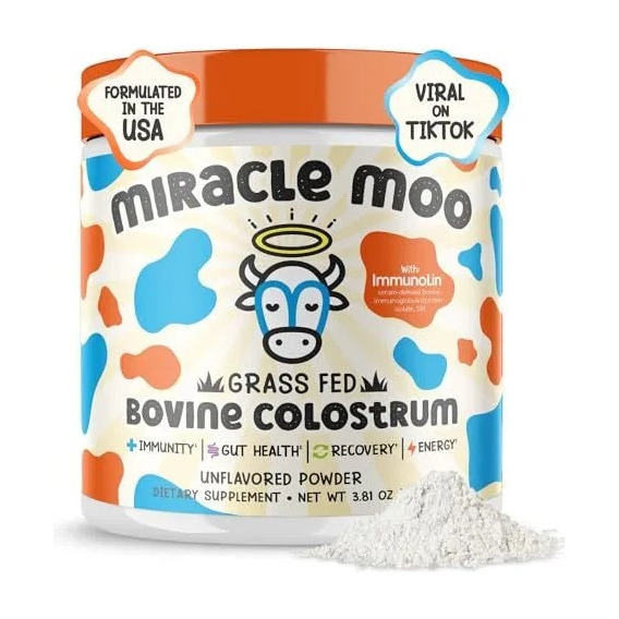 Miracle Moo Colostrum Calostro Salud Intestinal Hecho En Usa