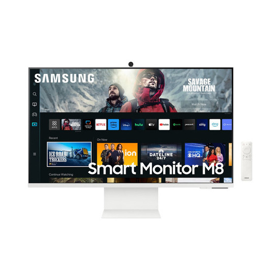 Monitor Inteligente Samsung M8 S32m801 32  4k Hdr Con Alexa Color Blanco