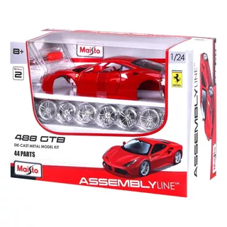 Ferrari 488 Gtb - Para Armar Facilmente - Maisto 1/24