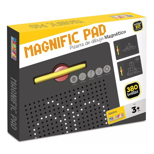 Magnific Pad Pizarra De Dibujo Magnética Magnific 2080 Color Negro