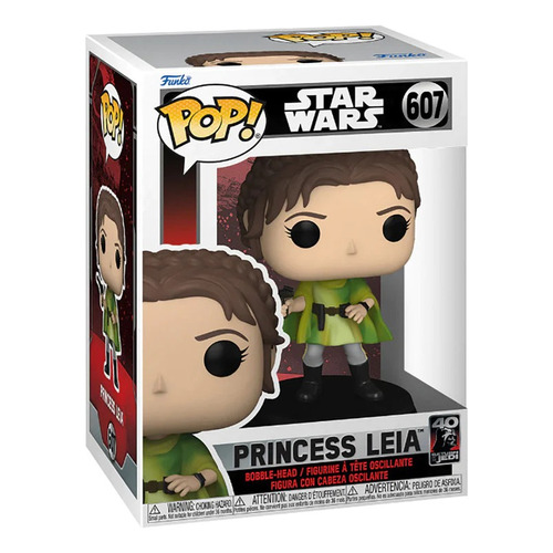 Figura De Accion Princess Leia 607 Star Wars Funko Pop 