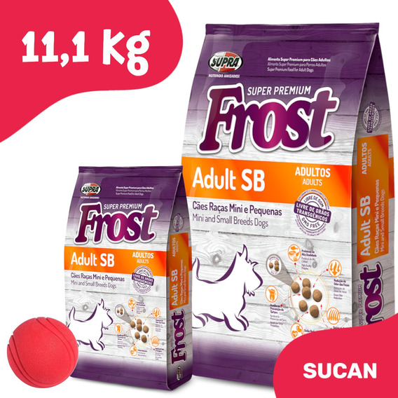 Frost Adulto Raza Pequeña 10,1 Kg + Snacks Biscrok!