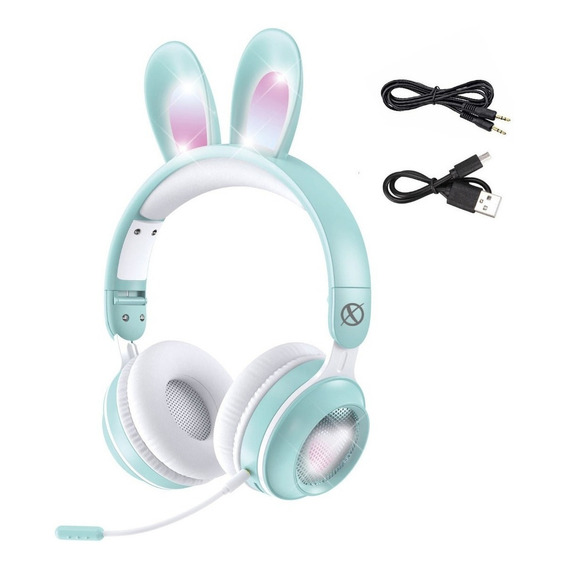 Auriculares Xinua Bunny Brush X-BB verde