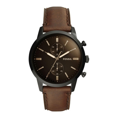 Reloj Fossil Townsman Fs5437 Cafe Clásico Hombre Casual