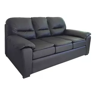 Sofa 3 Cuerpos Nevada Ecocuero Talampaya Ergonomico Premium Placa Soft Fullconfort