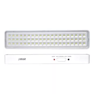 Luz De Emergencia 60 Leds Autonoma Bateria Litio Jeluz Color Blanco