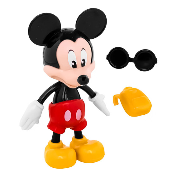 Figura Juguete Mickey Minnie 12cm Disney + Accesorios El Rey