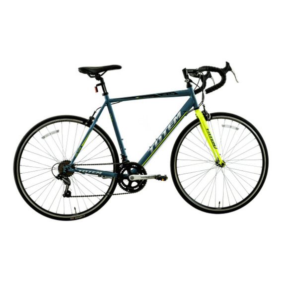 Bicicleta De Ruta Totem Volture Talla 700*56 Verde Musgo Color Gris/Amarillo Tamaño del cuadro M