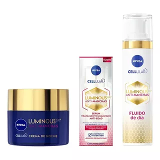 Kit Nivea Anti Manchas  Fluido+crema +serum Antiedad