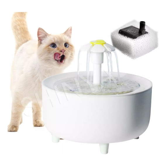 Bebedor Gatos Perros + Bomba De Agua Para Bebedero Usb 5v